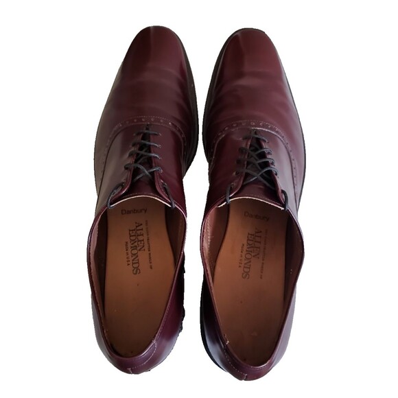 Allen Edmonds Danbury Men Size 14 4A Burgundy Leather Brogue Oxford Dress Shoes main image 10